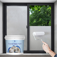 Peinture acrylique givrée pour vitres de salle de bain, protection de la vie privée, revêtement liquide pour portes et fenêtres