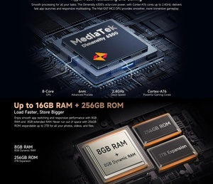 Armor X16 Pro 5g gồ ghề điện thoại thông minh, 8GB + 256GB MTK dimensity 6300, 64mp + 25mp camera chính, 10360mAh, 6.56 "IP68/69k không thấm nước - Product Image 3