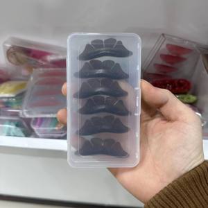 Nuevas Almohadillas de Silicona Sin Pegamento con Purpurina Suave para Lifting de Pestañas, Protectores Inferiores para Permanente de Pestañas con Base Plana - Product Image 6