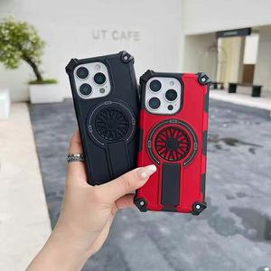 Baili Nhà Máy 2025 Mới Người Giám Hộ Siêu Bốn Góc Chống-Thả Không Dây Sạc Từ Đứng Chống Sốc Trường Hợp Điện Thoại Cho Iphone 14 - Product Image 4