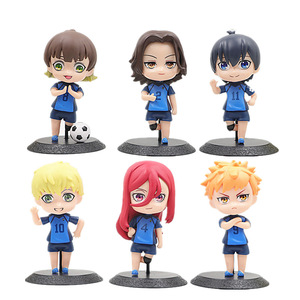 Set de 6 Figuras de Anime BLUE LOCK, 2 Estilos, Isagi Yoichi, <span class=keywords><strong>Bachira</strong></span> <span class=keywords><strong>Meguru</strong></span>, Chigiri Hyoma, Colección de Muñecos, Juguetes de Regalo - Product Image 2