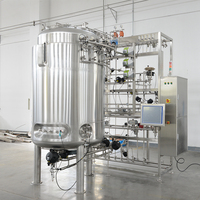 Capteurs avancés de contrôle PID avec pompe PLC pour cuve de pression à cœur Bioréacteur entièrement automatisé pour la culture cellulaire de fermentation