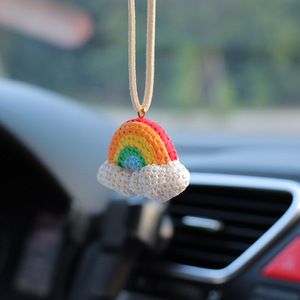 Colgantes de Resina Acrílica con Diseño de Sol y <span class=keywords><strong>Luna</strong></span> Arcoíris para Espejo Retrovisor de <span class=keywords><strong>Coche</strong></span>, Kits de Decoración Interior, Adornos Colgantes de Resina a la Moda - Product Image 6