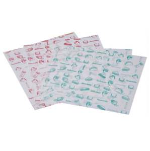 Greaseproof <b>White</b> Sandwich Wrap Paper with logo Print - Product Image 3