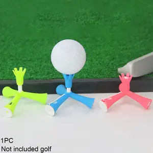 Golfbal Houder Anti-Vliegende Draaibaar Statief Accessoires Praktijk Aids Verstelbare Hoogte Zelf Permanent Mini Training