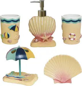 Seaside Beach Badezimmer zubehör und Armaturen für Kinder Luxury Fancy