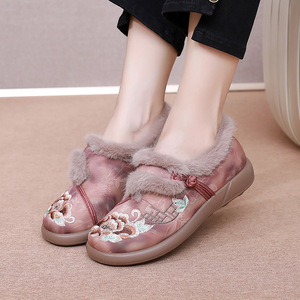 Botas de Nieve para <span class=keywords><strong>Mujer</strong></span>, Forradas de Felpa, Cálidas, con Cordones, Suela Gruesa de PVC Antideslizante, Cómodas, No Cansan los Pies - Product Image 3