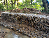 Gabions tissés de tailles standard, murs en boîte à armature simple, panier en maille, matériau Zn-Al, design élégant, marque HUAHAIYUAN, modèle HHY-06