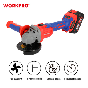 Workpro 20V 125mm không chổi than không <span class=keywords><strong>d</strong></span>ây máy mài gó<span class=keywords><strong>c</strong></span> máy xay điện <span class=keywords><strong>c</strong></span>ông <span class=keywords><strong>c</strong></span>ụ điện Pin Lithium <span class=keywords><strong>c</strong></span>ông nghiệp Máy mài gó<span class=keywords><strong>c</strong></span> - Product Image 5