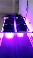 Lampe de polymérisation UV LED portable 1800W (365/395) 260mm avec source de lumière violette, équipement de post-presse UV portatif refroidi par air pour colle