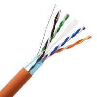 Câbles de communication intérieurs 305m en boîte, 100m en rouleau, 1000ft, câble réseau 4 paires, cuivre CCA, Cat 6e Cat6 UTP U/UTP, câble de réseau LAN