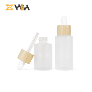 Botella cuentagotas de vidrio esmerilado con hombro plano de 10ml 30ml 50ml para envasado de aceites esenciales y cosméticos - Product Image 5