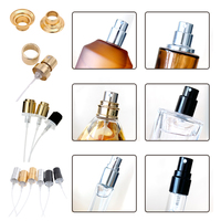 Capuchon de parfum en alliage magnétique noir brillant personnalisé de luxe, capuchon de flacon de parfum en aluminium métallique magnétique