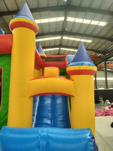 Ticari şişme sıçrama ev çocuklar için Blower ile şişme şato 0.55mm PVC açık oyun alanı doğum günü partisi CE sertifikalı - Product Image 6
