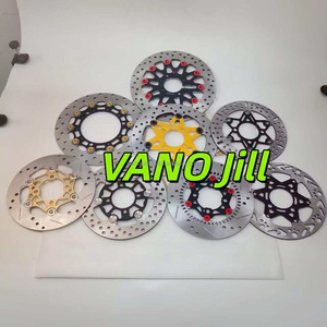 จานเบรค WANOU 260 มม. 8 รู แบบคลื่น ลอยตัวได้ ผลิตจากเหล็กกล้าไร้สนิม 420 และอะลูมิเนียม 7075 สำหรับรถจักรยานยนต์ ด้านหน้าและด้านหลัง - Product Image 6
