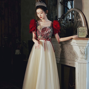chinese dress ladies Poppy Dream Maxi Dress Red