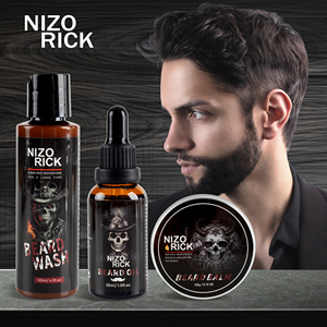 ชุดล้างห<span class=keywords><strong>น</strong></span>วดเคราและน้ำมั<span class=keywords><strong>น</strong></span>บำรุง แบรนด์ส่วนตัว ชุดของขวัญสำหรับล้างหนวด<span class=keywords><strong>เครา</strong></span> ควบคุมผมชี้ฟู บำรุงด้วยบาล์มสำหรับดูแลหนวด<span class=keywords><strong>เครา</strong></span>สำหรับผู้ชาย - Product Image 1