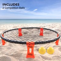 STRUE SPIKE01 Mini jeu de beach-volley, sports d'équipe, Spike Ball, certifié EN71, matériau PP, équipement de fitness pour adultes, pelouse