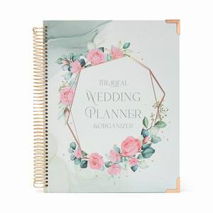 Wholesale/Customized Planner Romantic Wedding Planner English Engagement Planning Notebook Spiral Wedding Notebook Planner