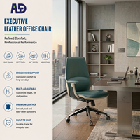 Fauteuil de bureau en cuir inclinable robuste, dossier haut, ergonomique, chromé, réglable en hauteur, pliable, pivotant, pour la maison ou le bureau, fauteuil de direction