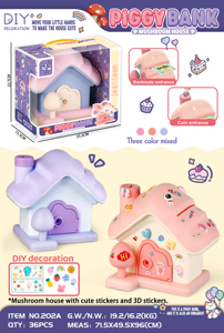 กล่องเก็บเหรียญของเล่น<span class=keywords><strong>กระปุก</strong></span><span class=keywords><strong>ออมสิน</strong></span>พีวีซีรูปการ์ตูนน่ารักกล่องเก็บเหรียญอัตโนมัติสำหรับเด็กทำ<span class=keywords><strong>จาก</strong></span>พลาสติก - Product Image 2