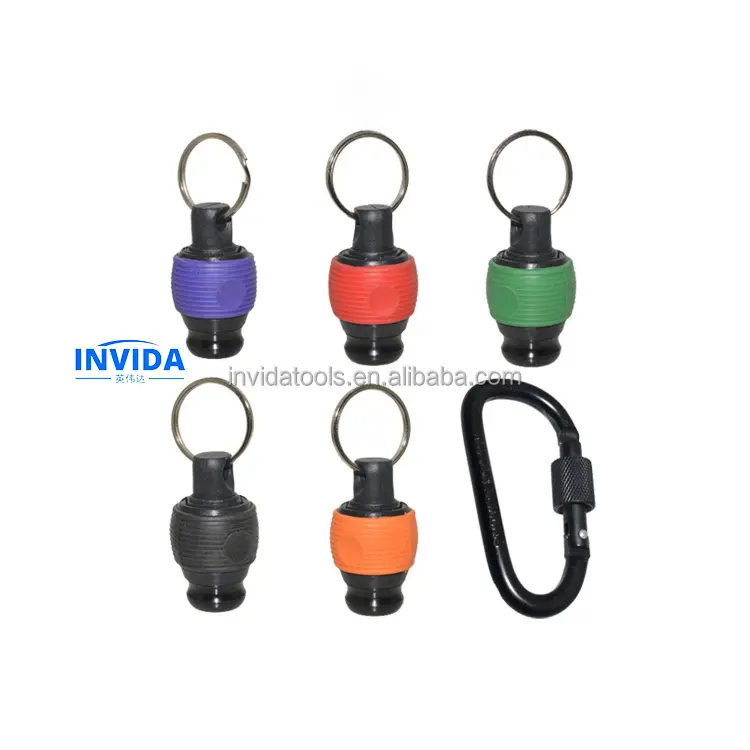 IVD-3131 Screwdriver Bits Holder 1/4 Keychain Connect Holder Quick Release Extension Bar Handheld Drill Screw Adapter
