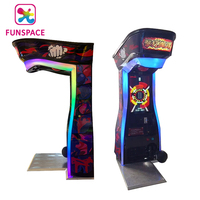 Funspace Combo Kicking avec machine de jeu d'arcade de boxe Machine de jeu d'amusement de sport à pièces avec écran LCD de classement de caméra