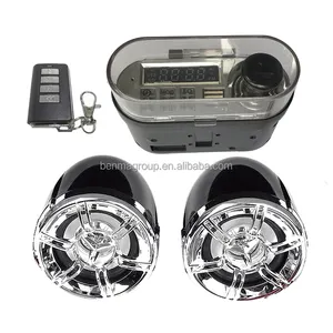 HY-007 Motorcycle Speaker Stereo Audio System with USB Fast Charger