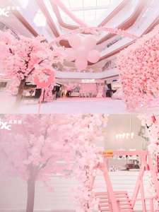 Arreglo de <span class=keywords><strong>Flores</strong></span> Artificiales Realistas al Por Mayor Ramas de Cerezos en Flor Rosas y Blancas Decoración para Bodas y Hogar - Product Image 6