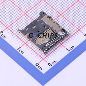 HYCW141-TF09-150B SD Card / Memory Card Connector Through hole Connector Self-Return Type MicroSD Card TF Card Card Holder With - Product Image 2