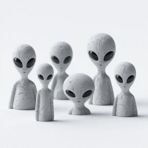 Boîte cadeau Décoration en ciment. Conception texturée 3D personnalisée, une sculpture de jardin résistante aux intempéries et énigmatique qui contient un <span class=keywords><strong>secret</strong></span>. - Product Image 2