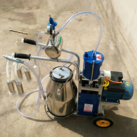 Machine à traire de type roue polyvalente de qualité supérieure facile à utiliser équipement de traite de chameau de chèvre de vache laitière pour la ferme