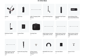 Stock para <span class=keywords><strong>DJI</strong></span> <span class=keywords><strong>RS</strong></span> 2 estabilizador de cardán de cámara de 3 ejes Construcción de fibra de carbono RS2 pantalla táctil <span class=keywords><strong>Ronin</strong></span> S2 original nuevo - Product Image 5