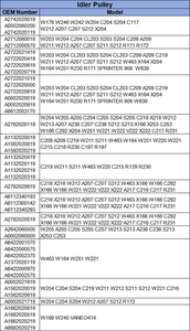 Courroie tendeur poulie pour <span class=keywords><strong>Mercedes</strong></span> W220 W210 W202 W208 W163 SLK55 AMG A0002020019 0011017476 0002020019 - Product Image 5