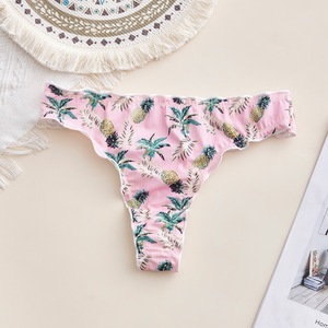 <span class=keywords><strong>Perizoma</strong></span> da donna in cotone a 6 colori con stampa floreale e frutta, morbido ed elasticizzato, intimo ad alta elasticità - Product Image 6