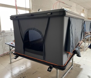 Camping Aluminum <span class=keywords><strong>De</strong></span> Toit Remaco Factory Supply Tienda <span class=keywords><strong>de</strong></span> campaña en la azotea 4 personas Hardshell Roof Top Tent - Product Image 5