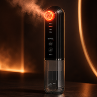 Nettoyeur de pores facial électrique amélioré chaud et froid, machine à aspiration des points noirs, outil de nettoyage en profondeur avec sondes remplaçables