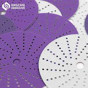 <span class=keywords><strong>6</strong></span> Zoll Lila Mehrfachloch-Keramiksandschleifpapier 80 #   120 #   240 #   320 #   400 #   50-teiliges Schleifscheiben-Set Schleifwerkzeug für Automobilspachtel - Product Image 3