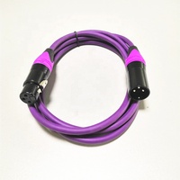 Connecteur usb pour Microphone personnalisé, 3 broches, pièces, Jack Audio XLR mâle à XLR femelle câble DMX