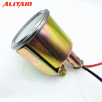 Kit de suspension pneumatique ALITAIR Nouveau manomètre à aiguille unique en aluminium Jauge de pression différentielle de suspension pneumatique pour voitures pour Auto Meter Produit suspension pneumatique