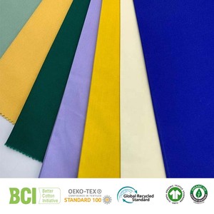 Tela de Lona BCI GRS OCS OEM ODM 21+21x10 65% Poliéster 35% Algodón 72x40 260GSM para Uniformes de Trabajo - Product Image 4