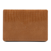 Étui pour ordinateur portable de luxe de haute qualité, 13,6 pouces, en cuir PU à motif crocodile, antichoc, à clapet, pour Mac Book Air 2022/2024/2025