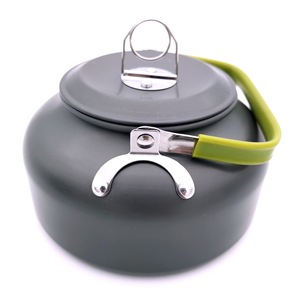 <span class=keywords><strong>Kingpool</strong></span> xách tay 0.8L cắm trại ngoài trời cà phê Ấm đun nước nhôm cứng nhỏ gọn đi bộ đường dài Ba lô ấm trà - Product Image 2