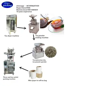 dried hibiscus flowers Production Line White Tea Machine Full Automatic Packaging Production Line / Filler / Machine