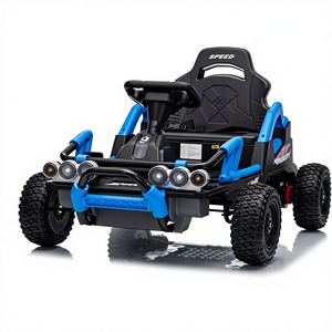 Go Kart Eléctrico para Niños, Batería de 12 V con Control Remoto, Diseño de Plástico, 4 <span class=keywords><strong>Ruedas</strong></span>, Coche de Juguete para Niños - Product Image 1