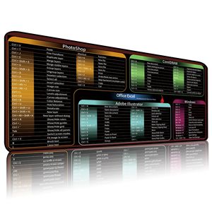 Tapis <span class=keywords><strong>de</strong></span> bureau extra large antidérapant en caoutchouc avec raccourcis clavier anglais pour la série <span class=keywords><strong>de</strong></span> langues étrangères, tapis <span class=keywords><strong>de</strong></span> souris, vente en gros e-commerce - Product Image 2