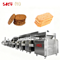 Nouvelle ligne de production entièrement automatisée de biscuits mous, biscuits durs, craquelins et biscuits sandwich pour boulangerie, biscuits à base de farine