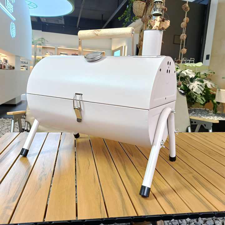 Mini gratar portabil cu carbune pentru camping in aer liber Vase pliabile de fier de calcat pentru 4 persoane pentru drumetii si picnicuri