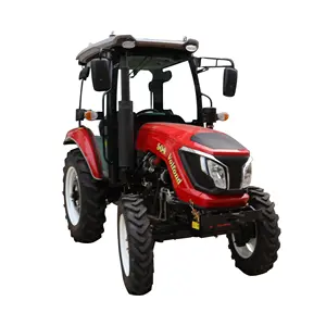 Fabriqué en Chine Fourniture d'usine de machines agricoles Turbo Charged 50hp Tracteurs avec des outils complets