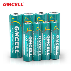 GMCELL Oplaadbare AA & AAA Lithiumbatterijen 1,5V met oplader en opbergdoos - Product Image 1